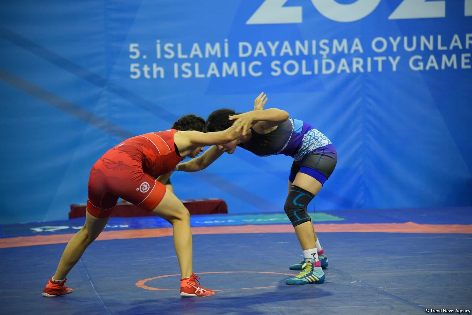 Azerbaijani wrestler wins gold at V Islamic Solidarity Games (PHOTO)