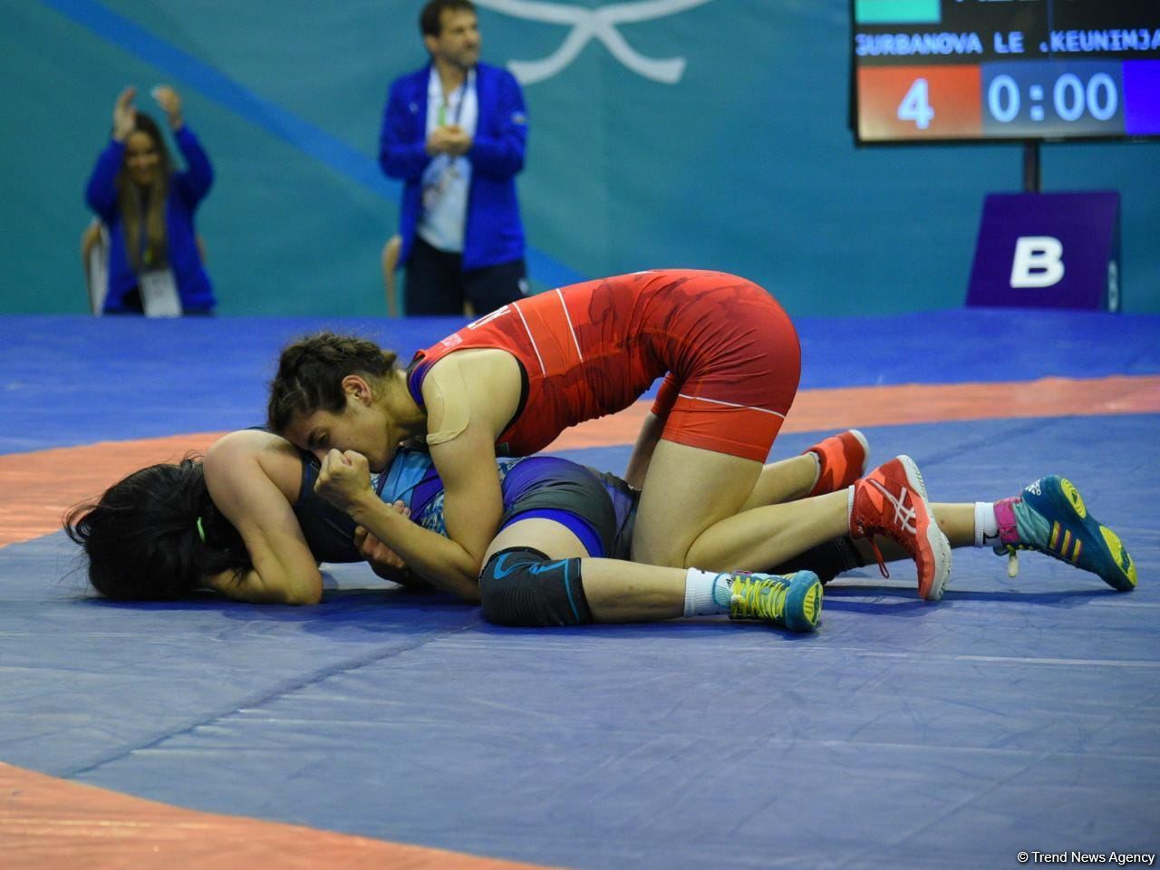 Azerbaijani wrestler wins gold at V Islamic Solidarity Games (PHOTO)