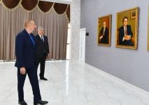 Президент Ильхам Алиев принял участие в открытии Центра юных умельцев и Музея государственных символов в Агсу (ФОТО/ВИДЕО)