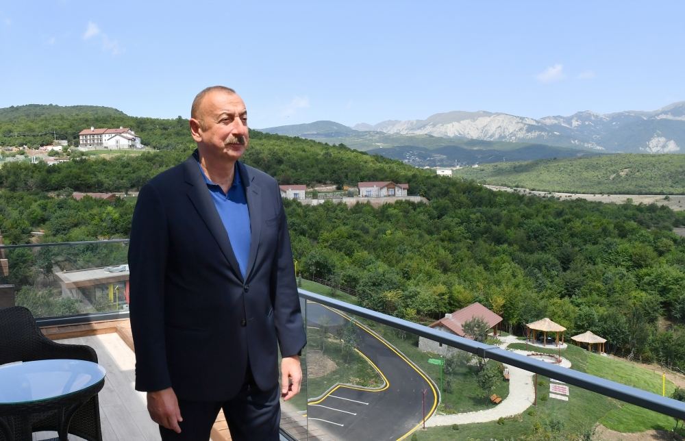 President Ilham Aliyev, First Lady Mehriban Aliyeva attend inauguration of “Basgal Resort & Spa” hotel in Ismayilli (PHOTO/VIDEO)