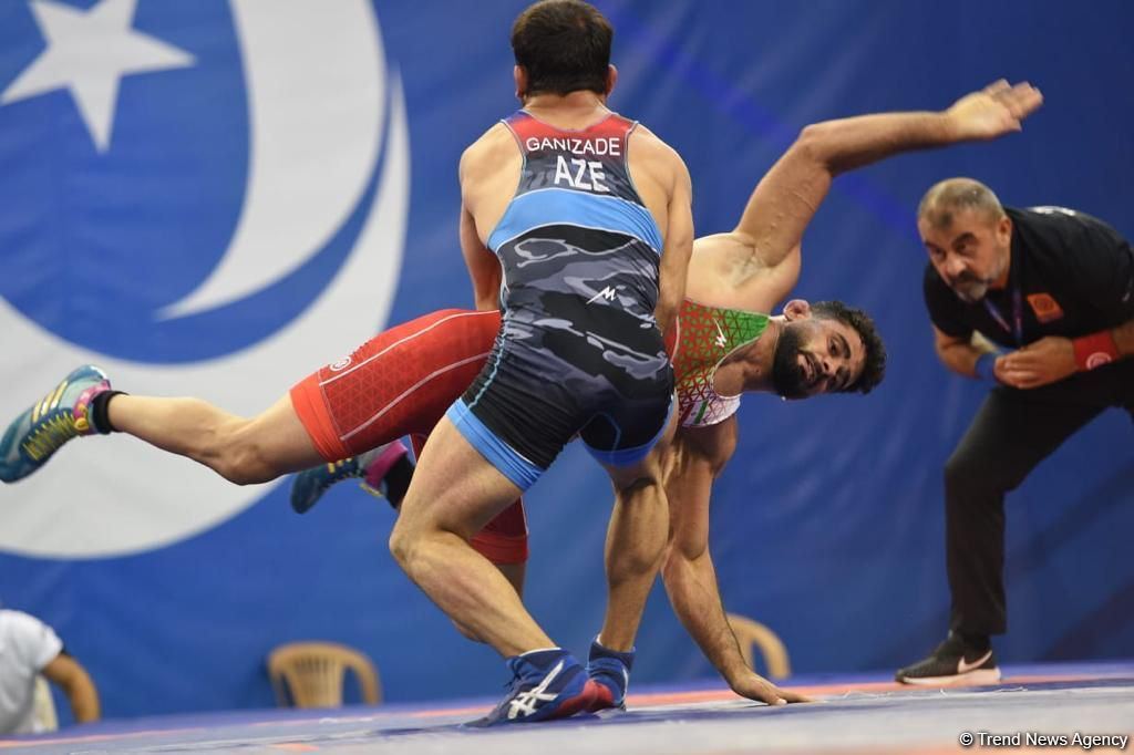 Azerbaijani Greco-Roman wrestler wins silver medal at V Islamic Solidarity Games (PHOTO)