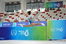 Azerbaijani aerobic gymnasts reach final at V Islamic Solidarity Games (PHOTO)