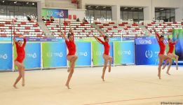 Parlaq və həyəcanlı - Azərbaycanın bədii gimnastika üzrə qrup komandası İslamiadada çıxış edir (FOTO)