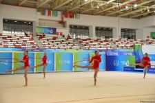 Parlaq və həyəcanlı - Azərbaycanın bədii gimnastika üzrə qrup komandası İslamiadada çıxış edir (FOTO)