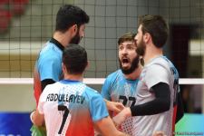 Kişi voleybolçulardan ibarət Azərbaycan yığması İslamiadada Mərakeş yığmasına qalib gəlib (FOTO)