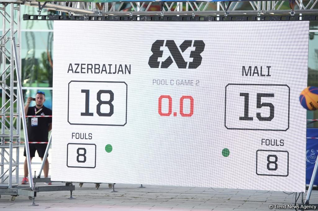 Азербайджанские баскетболисты выиграли у сборной Мали на V Играх исламской солидарности (ФОТО)