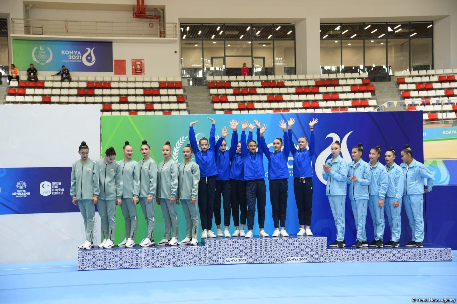 Групповая команда Азербайджана по художественной гимнастике завоевала "золото" Исламиады (ФОТО)