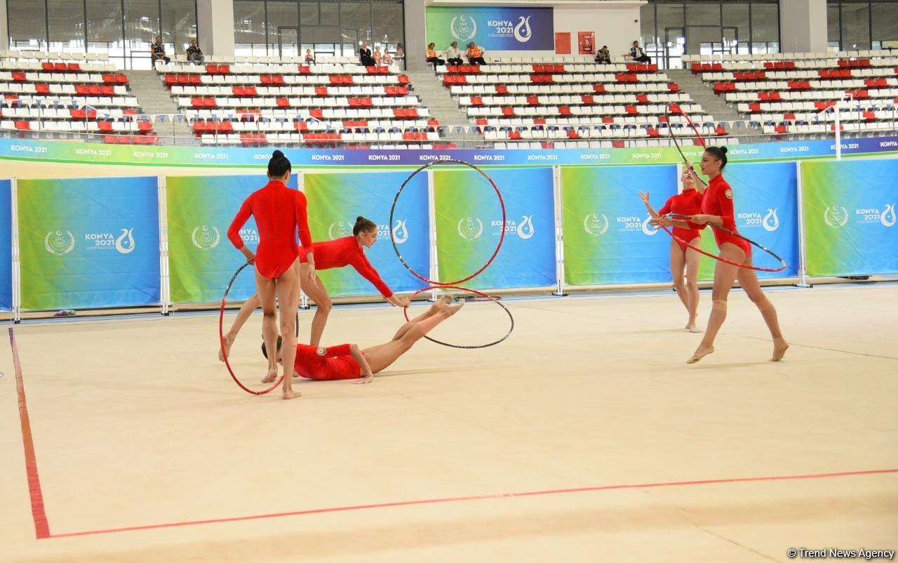 Ярко и захватывающе - групповая команда Азербайджана по художественной гимнастике выступает на Исламиаде (ФОТО)