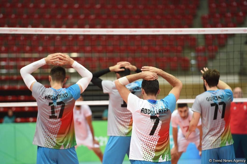 Азербайджанская мужская сборная по волейболу выиграла сборную Марокко на Исламиаде (ФОТО)