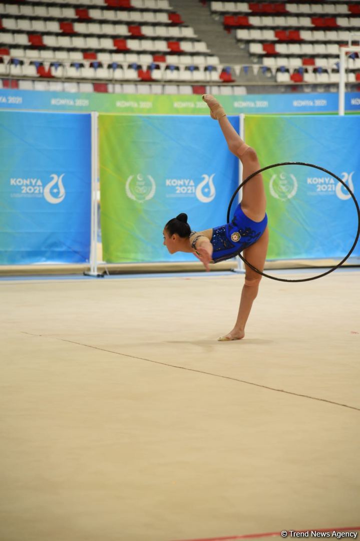 Azerbaijani gymnasts showing gracefulness, elegance, flexibility at V Islamic Solidarity Games (PHOTO)