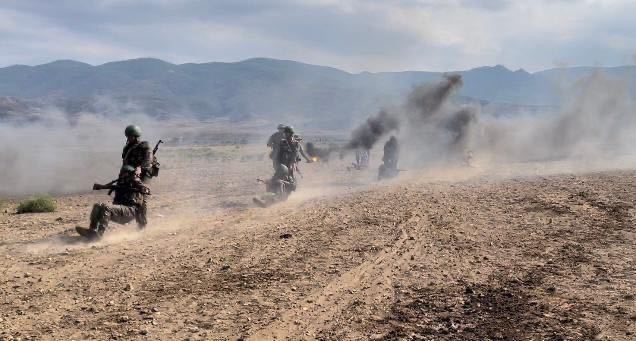 Продолжаются совместные военные учения Азербайджана и Турции (ФОТО)