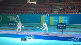 Азербайджанская спортсменка по фехтованию на саблях вышла в финал Исламиады (ФОТО)