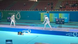 Azerbaijani saber fencing athlete reaches final of V Islamic Solidarity Games (PHOTO)