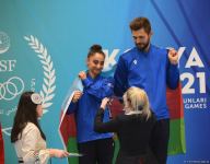 Azerbaijani aerobic gymnastics team grabs medals at V Islamic Solidarity Games (PHOTO)