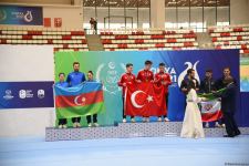 Azerbaijani aerobic gymnastics team grabs medals at V Islamic Solidarity Games (PHOTO)