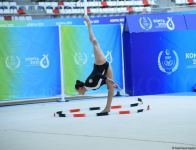 Азербайджанская гимнастка Зохра Агамирова завоевала еще одно "золото" Исламиады (ФОТО)