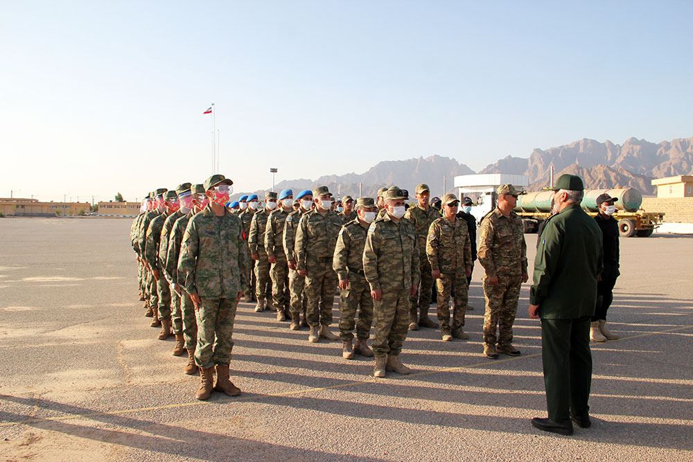 Азербайджанские военнослужащие находятся с визитом в Иране (ФОТО)