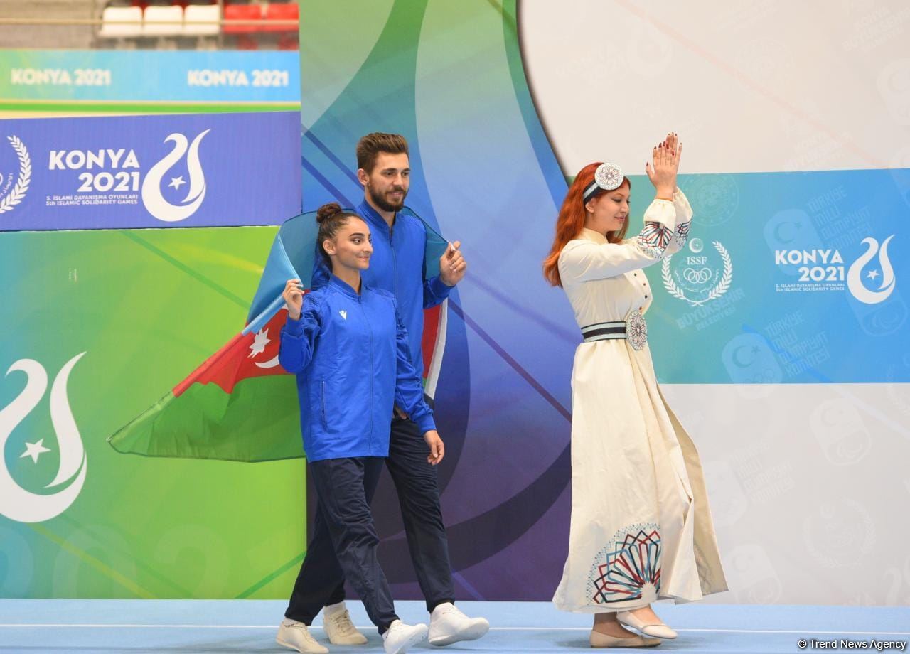 Azerbaijani aerobic gymnastics team grabs medals at V Islamic Solidarity Games (PHOTO)