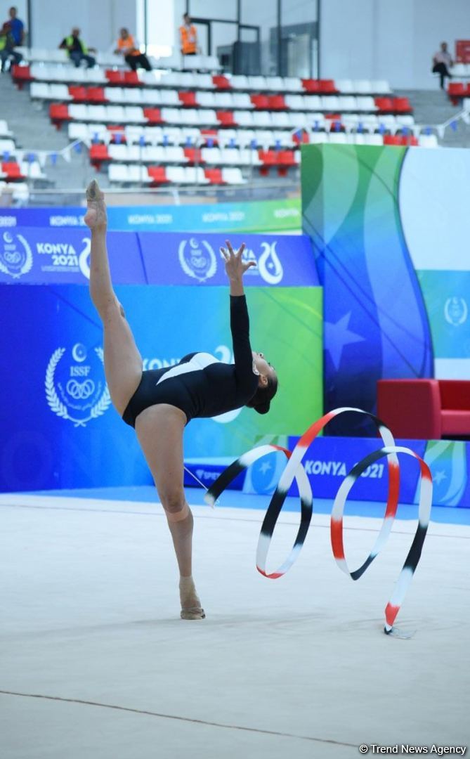Азербайджанская гимнастка Зохра Агамирова завоевала еще одно "золото" Исламиады (ФОТО)