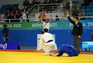 Azerbaijani judoka grabs silver at V Islamic Solidarity Games