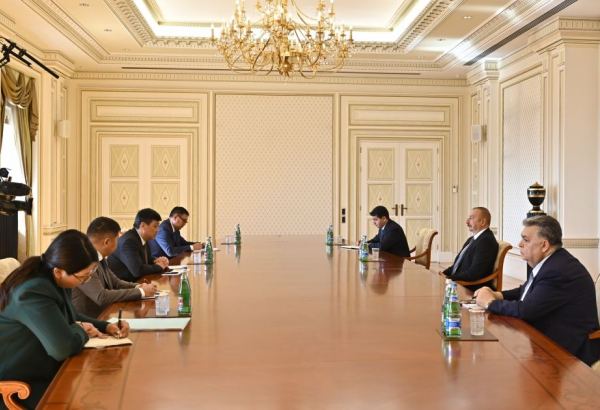 President Ilham Aliyev receives deputy chairman of Cabinet of Ministers of Kyrgyzstan (VIDEO)