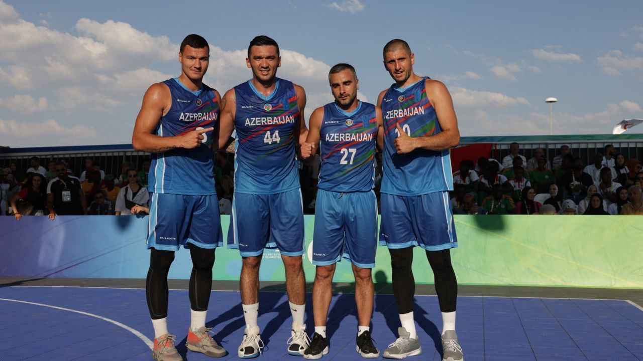 Азербайджанские баскетболисты выиграли у сборной Марокко на V Играх исламской солидарности (ФОТО)