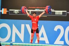 Азербайджанский тяжелоатлет выиграл "серебро" V Игр исламской солидарности (ФОТО)
