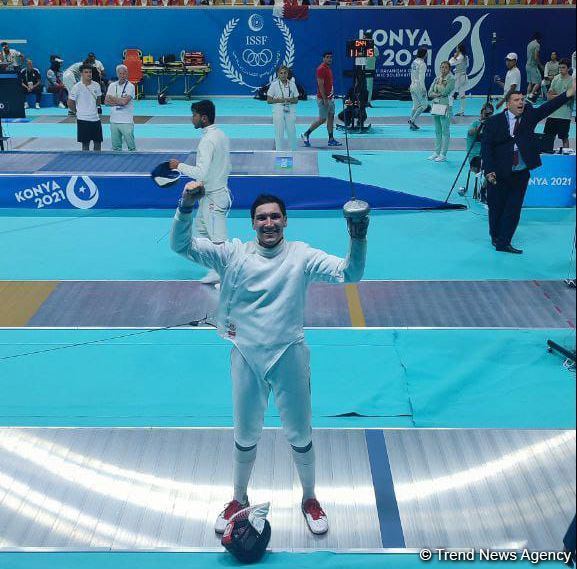 Azerbaijani fencer reaches semifinal at V Islamic Solidarity Games