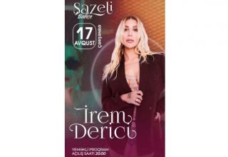 Турецкая звезда Ирем Дериджи выступит с концертом на каспийском побережье в Баку (ВИДЕО)