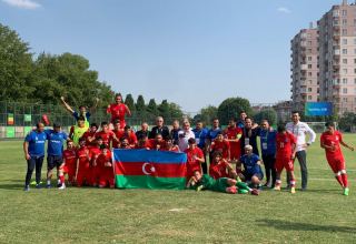 Сборная Азербайджана в составе футболистов в возрасте до 23 лет выиграла "бронзу" Исламиады