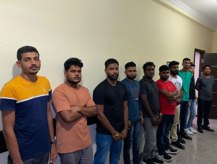 В Физули задержаны 10 граждан Шри-Ланки