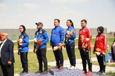 Azərbaycan idmançıları İslamiadada stend atıcılığı yarışlarında qızıl medal qazanıblar (FOTO)