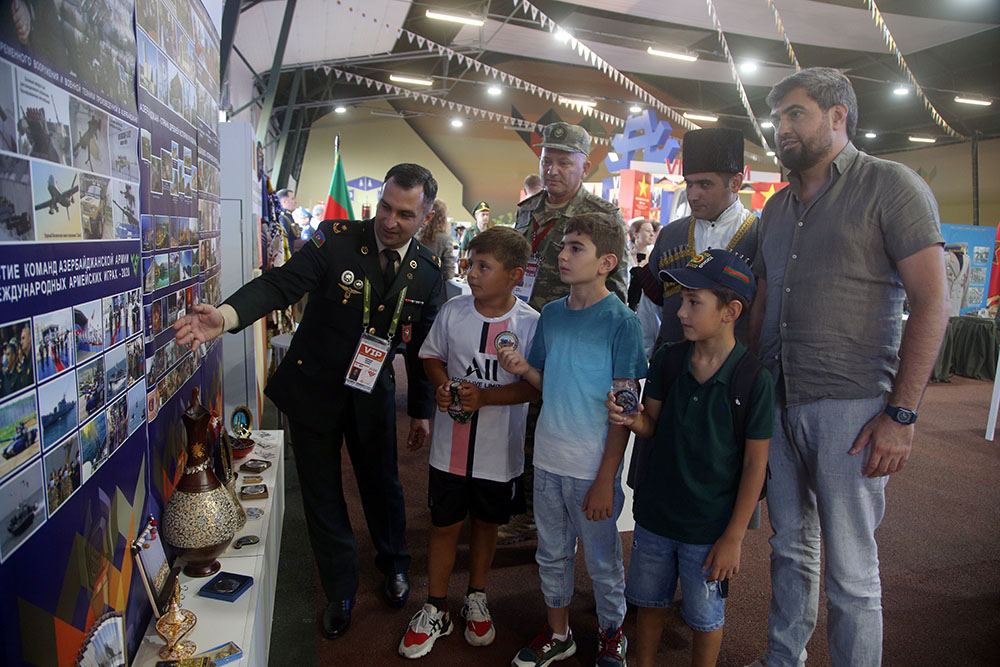 Азербайджанский павильон в «Доме Дружбы» в рамках «Армейских международных игр-2022» вызывает большой интерес посетителей (ФОТО)