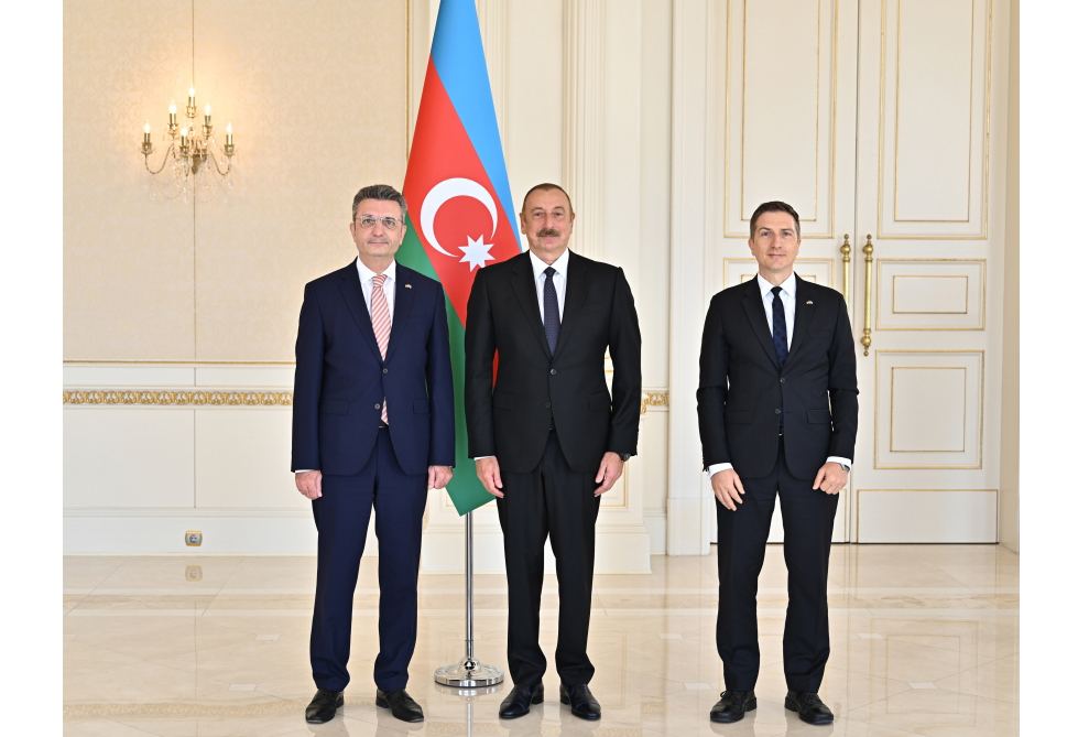 President Ilham Aliyev receives credentials of German ambassador (PHOTO/VIDEO)