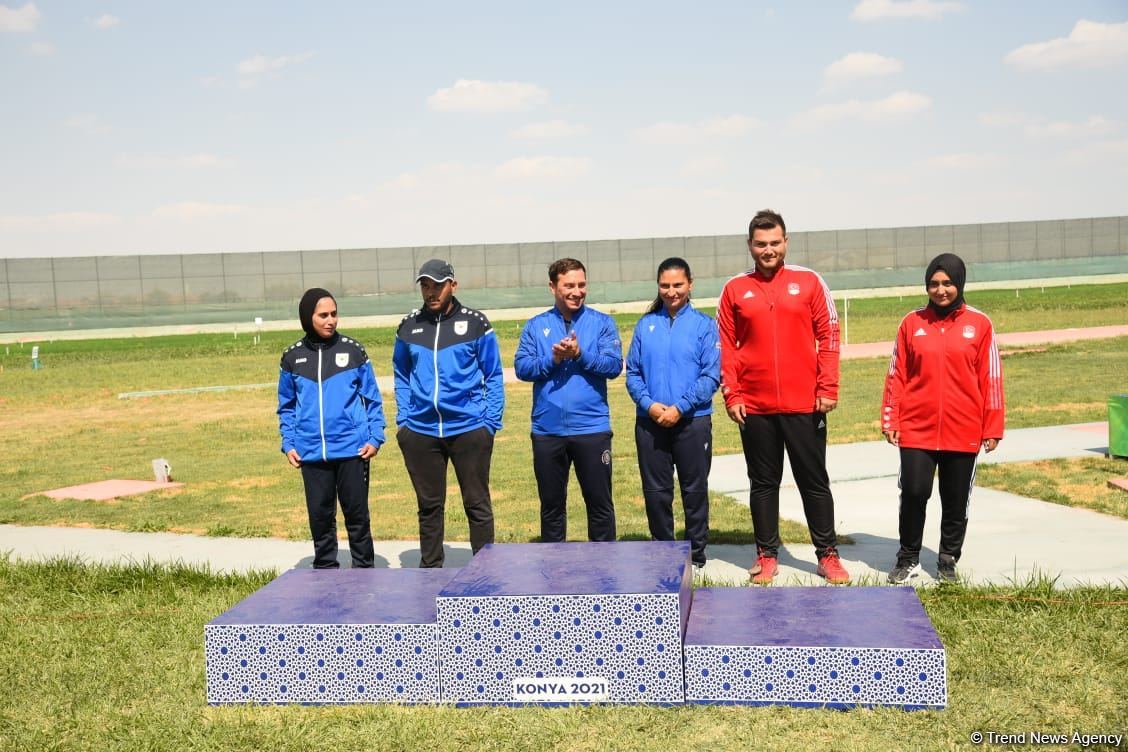 Azərbaycan idmançıları İslamiadada stend atıcılığı yarışlarında qızıl medal qazanıblar (FOTO)