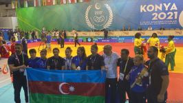 Азербайджанские дзюдоистки завоевали бронзовую медаль Исламиады (ФОТО)
