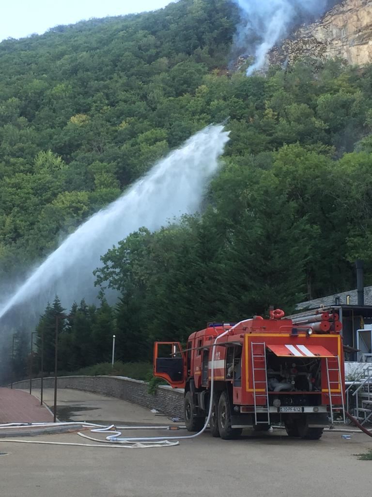 Потушен лесной пожар вблизи центра отдыха "Галаалты" - МЧС Азербайджана (ФОТО)