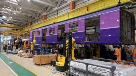Российская компания продолжает производство вагонов для бакинского метро (ФОТО)