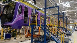 Российская компания продолжает производство вагонов для бакинского метро (ФОТО)