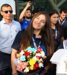 Азербайджанские спортсмены-участники V Игр исламской солидарности вернулись на родину (ФОТО/ВИДЕО)
