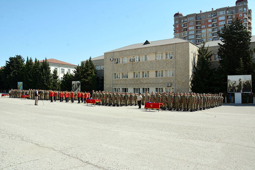 Состоялась очередная церемония выпуска курса подготовки прапорщиков - минобороны Азербайджана (ФОТО)