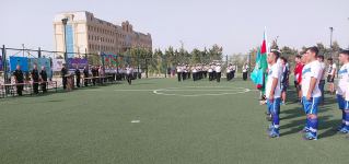 Azərbaycan hərbi dənizçiləri futbol yarışının qalibi olub (FOTO)