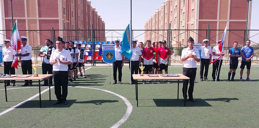 Azərbaycan hərbi dənizçiləri futbol yarışının qalibi olub (FOTO)