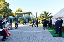 Presidents of Azerbaijan and Kazakhstan view “Kazakh yurt” installed at Seaside National Park (PHOTO)