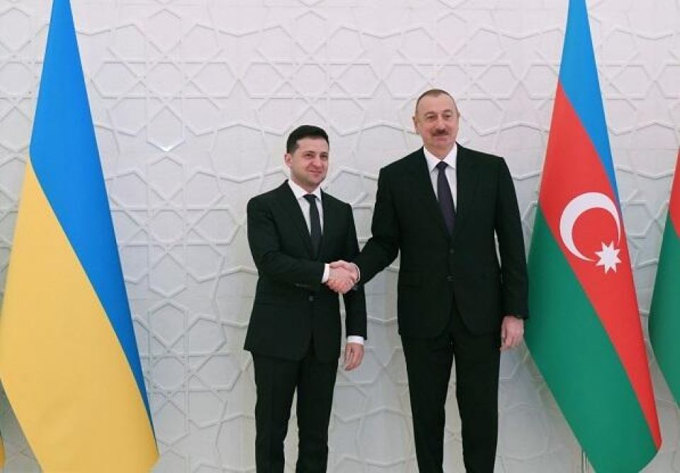 President Ilham Aliyev congratulates President Volodymyr Zelenskyy on Ukraine's national holiday