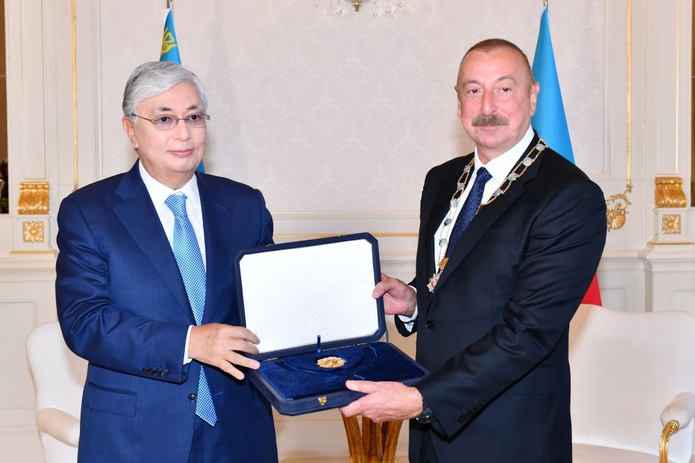 I view this award as sign of respect for entire Azerbaijani people - President Ilham Aliyev about “Altyn Kyran” order