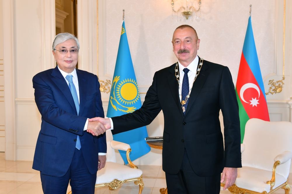 President of Azerbaijan Ilham Aliyev awarded highest order of Kazakhstan “Altyn Kyran” – “Golden Eagle” (PHOTO/VIDEO)