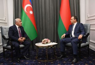 Azerbaijani, Belarusian PMs hold meeting (PHOTO)