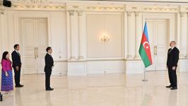 President Ilham Aliyev accepts credentials of incoming ambassador of Thailand (PHOTO)