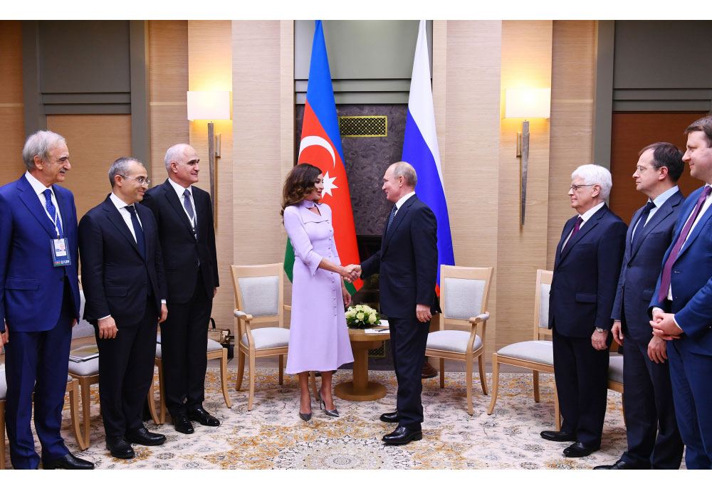 President of Russia extends congratulations to First Vice-President of Azerbaijan Mehriban Aliyeva